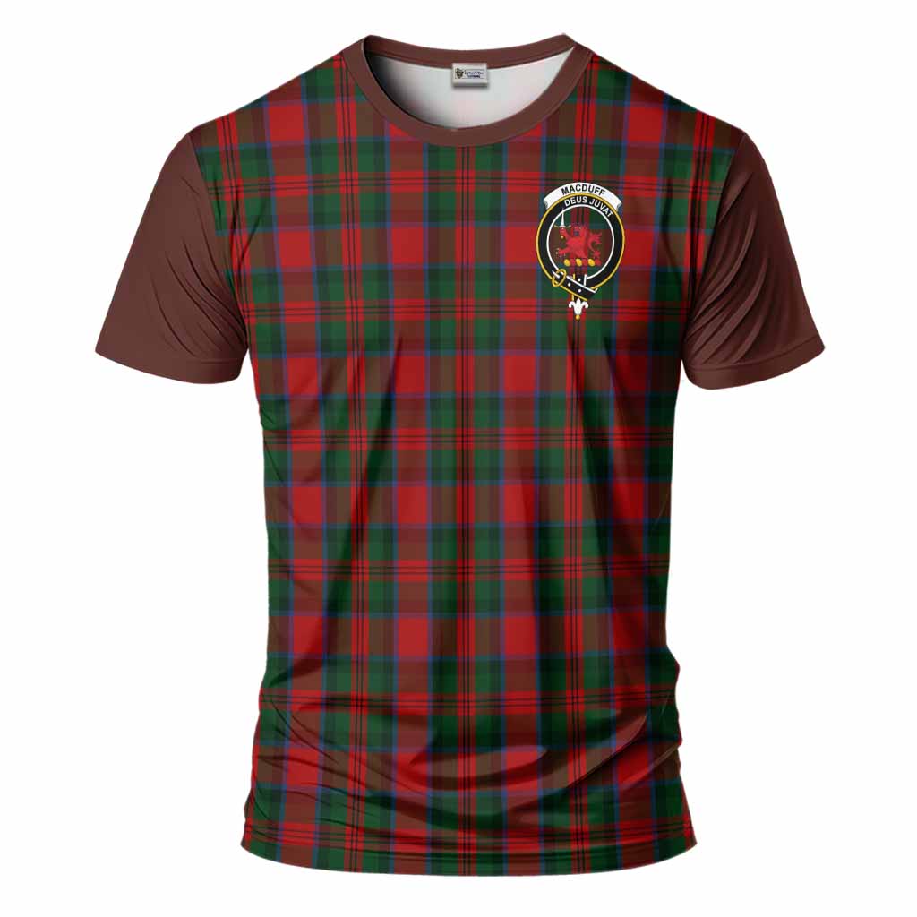 MacDuff (McDuff) Tartan Accent T-Shirt with Family Crest