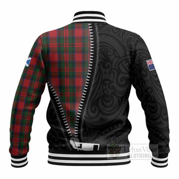 MacDuff (McDuff) Tartan Baseball Jacket New Zealand Pattern Unique Zipper Stylized