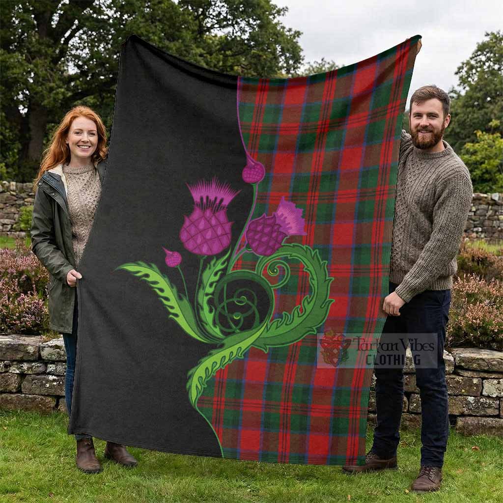 MacDuff (McDuff) Tartan Blanket Traditional Scottish Thistle - Tartan Vibes Clothing