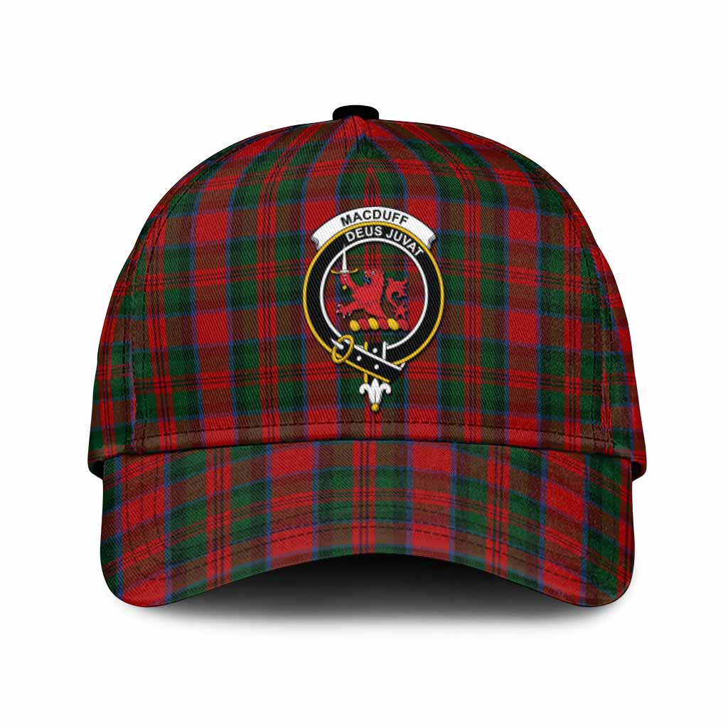 MacDuff (McDuff) Tartan Classic Cap with Family Crest