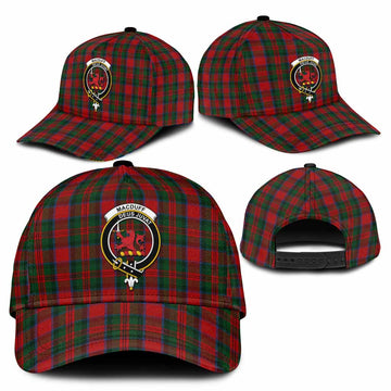 MacDuff (McDuff) Tartan Classic Cap with Family Crest