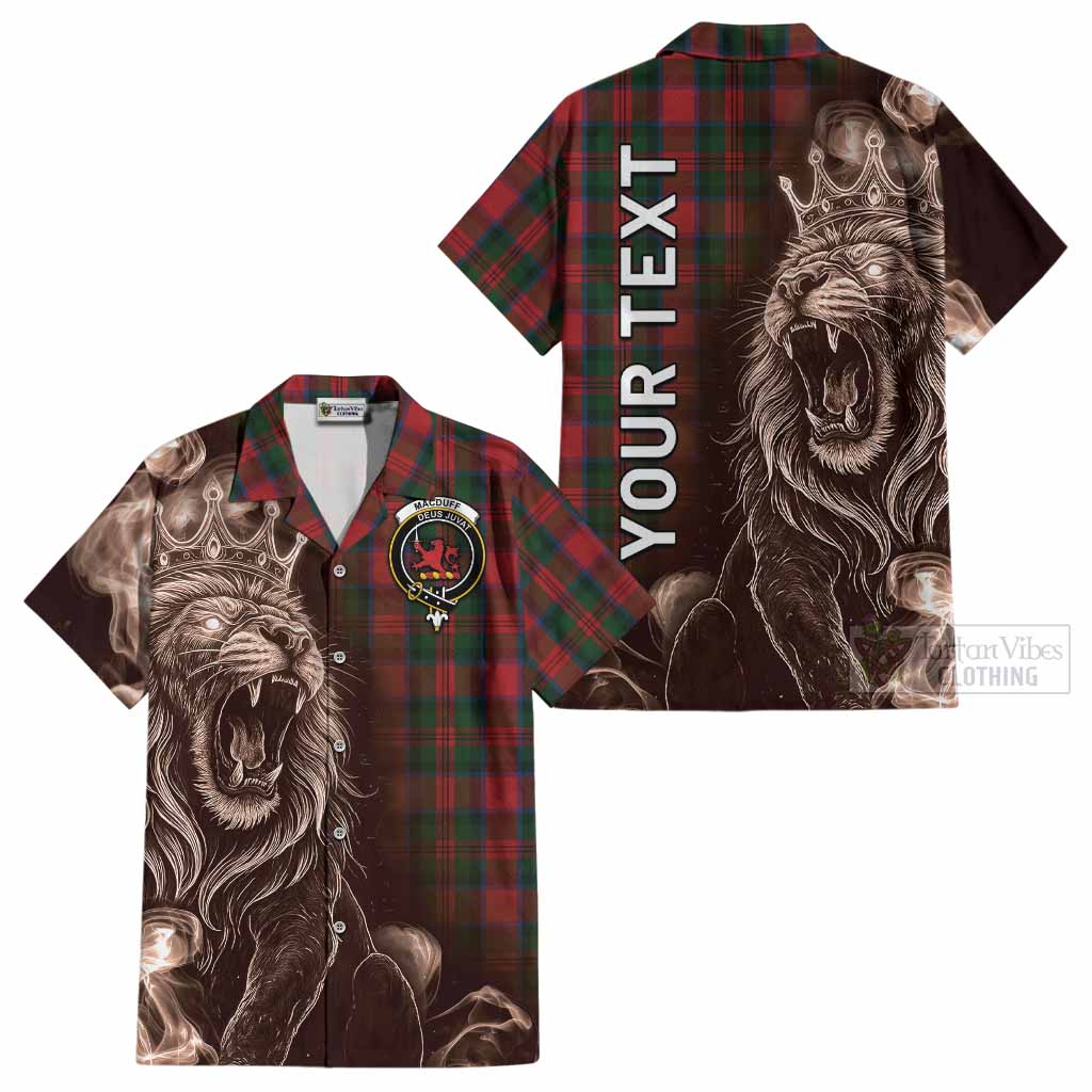 MacDuff (McDuff) Tartan Cotton Hawaiian Shirt Roaring Lion Heritage