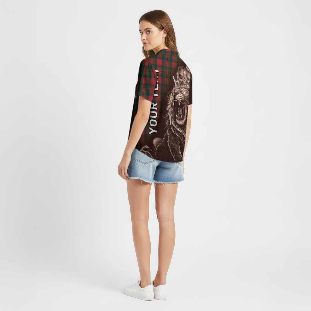 MacDuff (McDuff) Tartan Cotton Hawaiian Shirt Roaring Lion Heritage