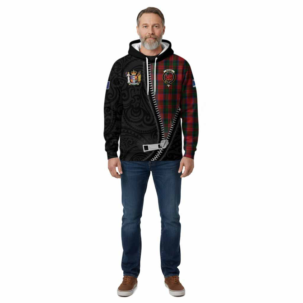MacDuff (McDuff) Tartan Cotton Hoodie New Zealand Pattern Unique Zipper Stylized