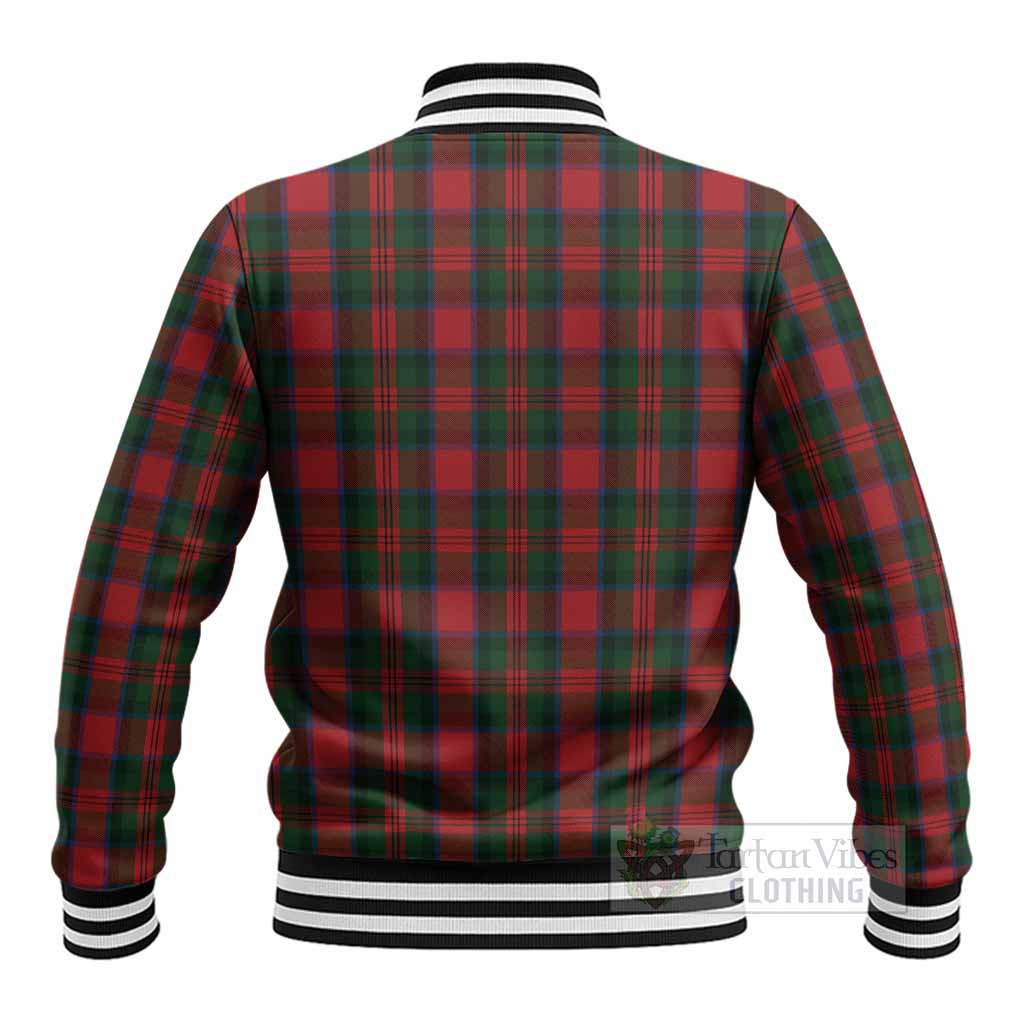 MacDuff (McDuff) Tartan Crest Baseball Jacket Ferocious Lion Style - Tartan Vibes Clothing