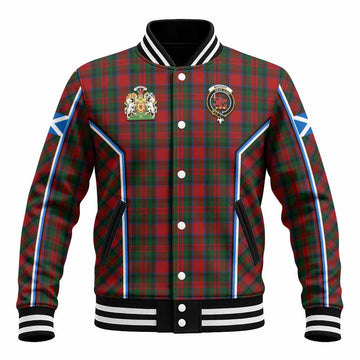 MacDuff (McDuff) Tartan Crest Baseball Jacket Scotland Coat of Arm Flag Style