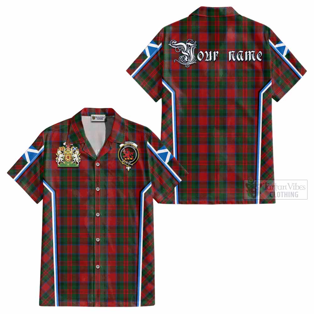MacDuff (McDuff) Tartan Crest Cotton Hawaiian Shirt Scotland Coat of Arm Flag Style - Tartan Vibes Clothing