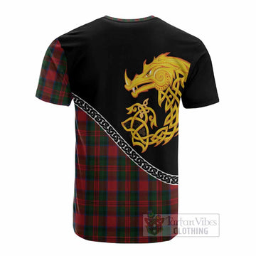 MacDuff (McDuff) Tartan Crest Cotton T-shirt Legendary Dragon Knot Half Style