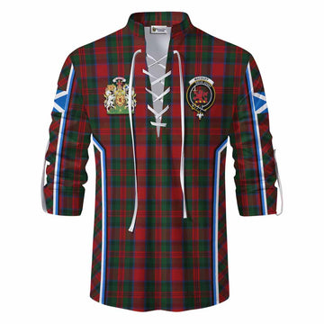 MacDuff (McDuff) Tartan Crest Ghillie Kilt Shirt Scotland Coat of Arm Flag Style
