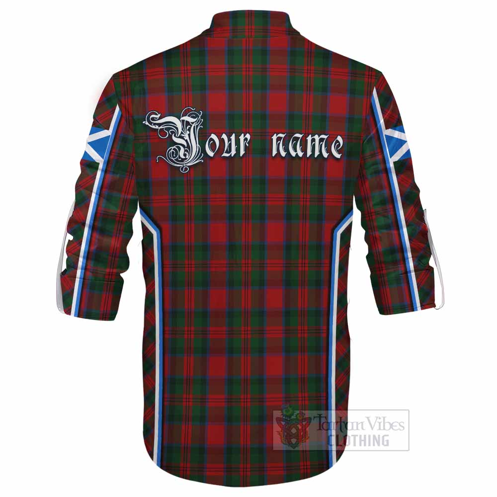 MacDuff (McDuff) Tartan Crest Ghillie Kilt Shirt Scotland Coat of Arm Flag Style - Tartan Vibes Clothing