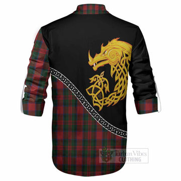 MacDuff (McDuff) Tartan Crest Ghillie Shirt Legendary Dragon Knot Half Style