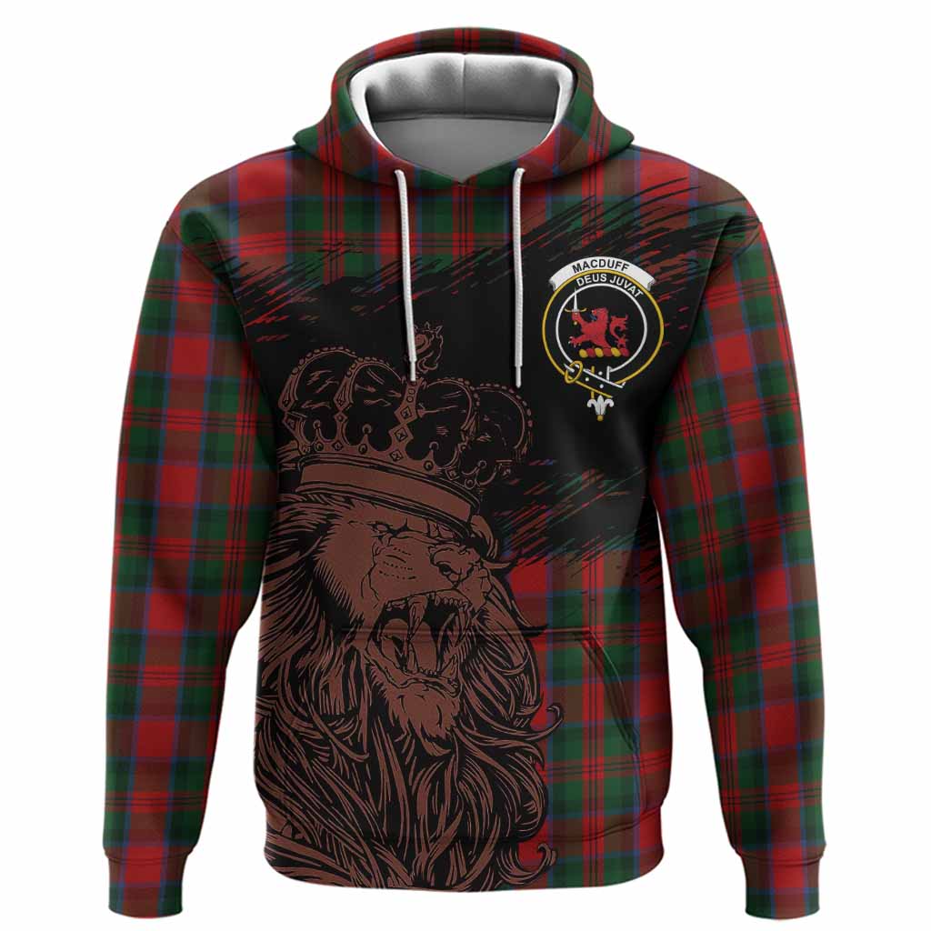MacDuff (McDuff) Tartan Crest Hoodie Crowned Lion Heritage Style
