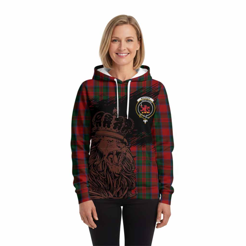 MacDuff (McDuff) Tartan Crest Hoodie Crowned Lion Heritage Style
