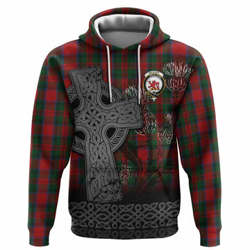 MacDuff (McDuff) Tartan Crest Hoodie Grunge Celtic Cross Scottish Thistle