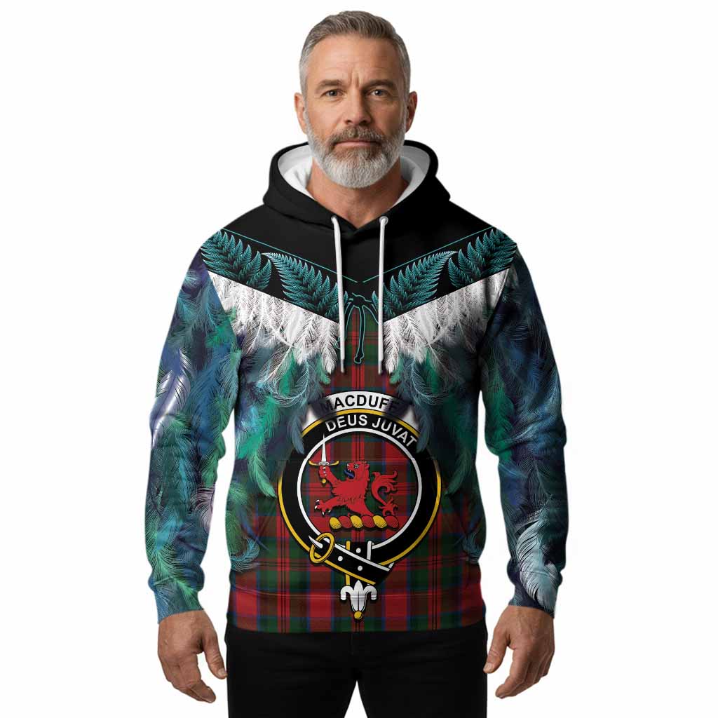 MacDuff (McDuff) Tartan Crest Hoodie New Zealand Maori Korowai Cloak