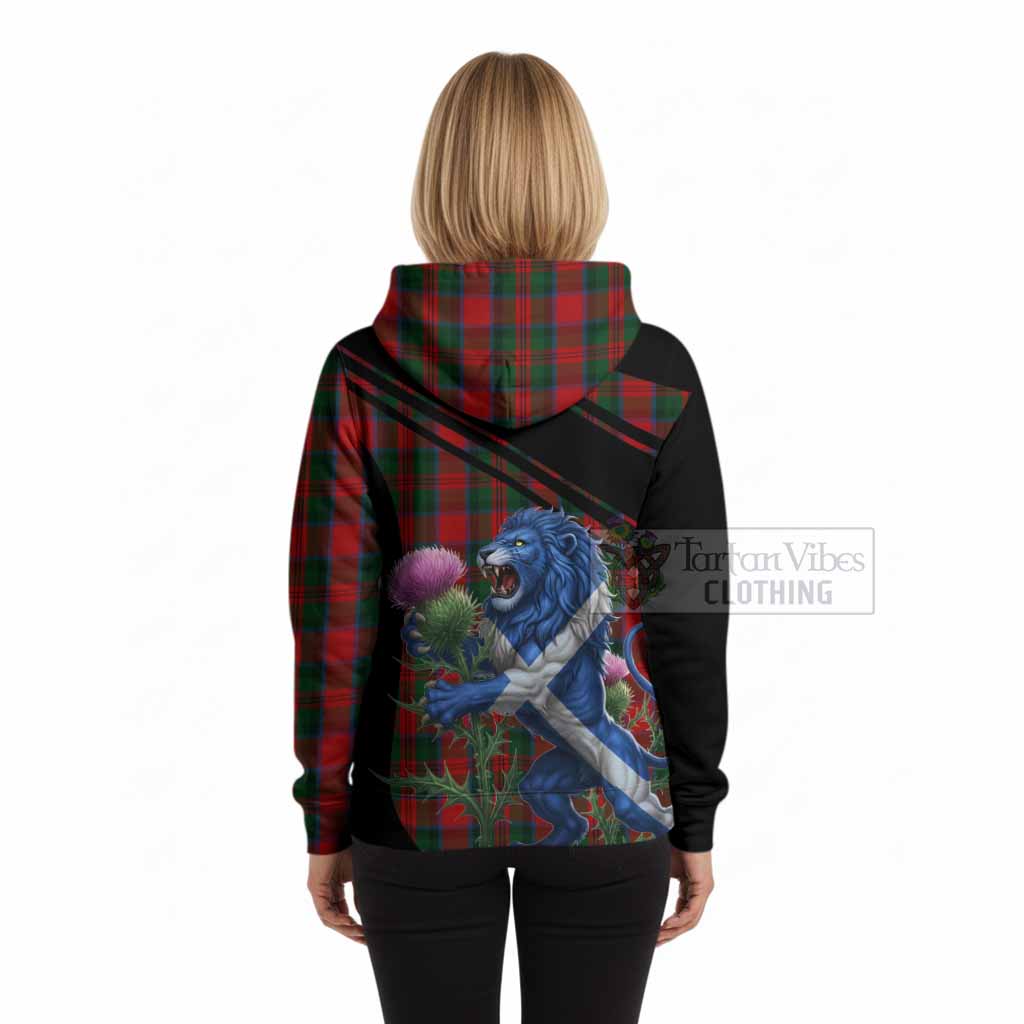 MacDuff (McDuff) Tartan Crest Hoodie Scottish Lion Rampant Thistle