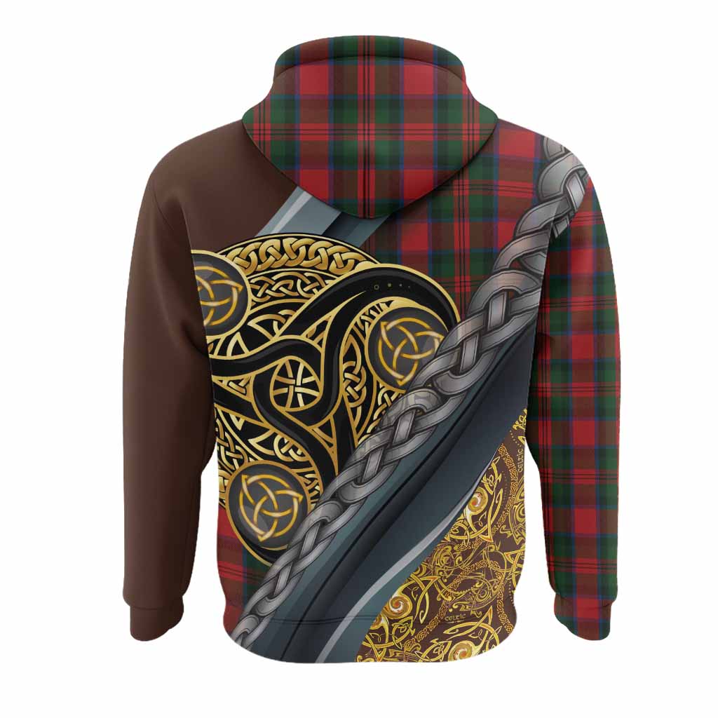 MacDuff (McDuff) Tartan Crest Hoodie Scottish Triskele Celtic