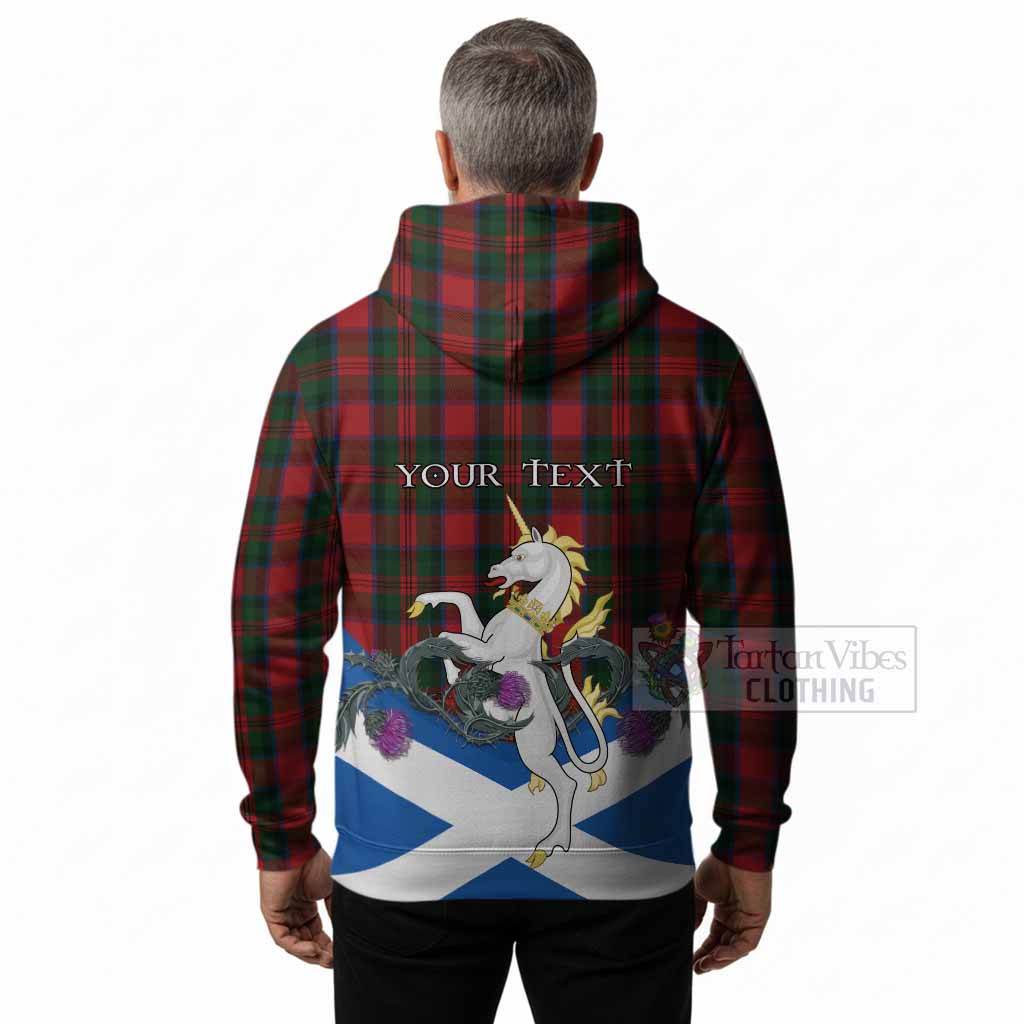 MacDuff (McDuff) Tartan Crest Hoodie Scottish Unicorn With Thistle