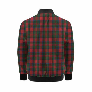 MacDuff (McDuff) Tartan Crest Kid Bomber Jacket Ferocious Lion Style