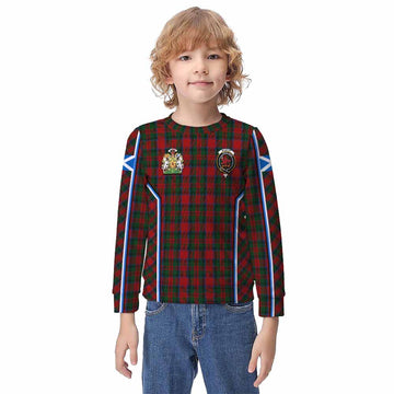MacDuff (McDuff) Tartan Crest Kid Knitted Sweatshirt Scotland Coat of Arm Flag Style