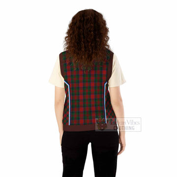 MacDuff (McDuff) Tartan Crest Knitted V-Neck Vest Scotland Coat of Arm Flag Style
