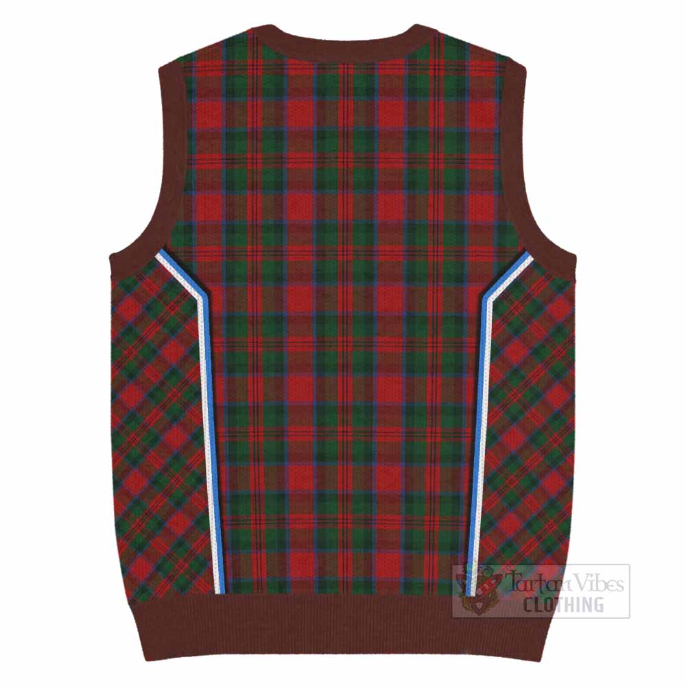 MacDuff (McDuff) Tartan Crest Knitted V-Neck Vest Scotland Coat of Arm Flag Style - Tartan Vibes Clothing