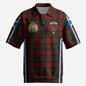 MacDuff (McDuff) Tartan Crest Men’s Polo Sweater Top Scotland Coat of Arm Flag Style