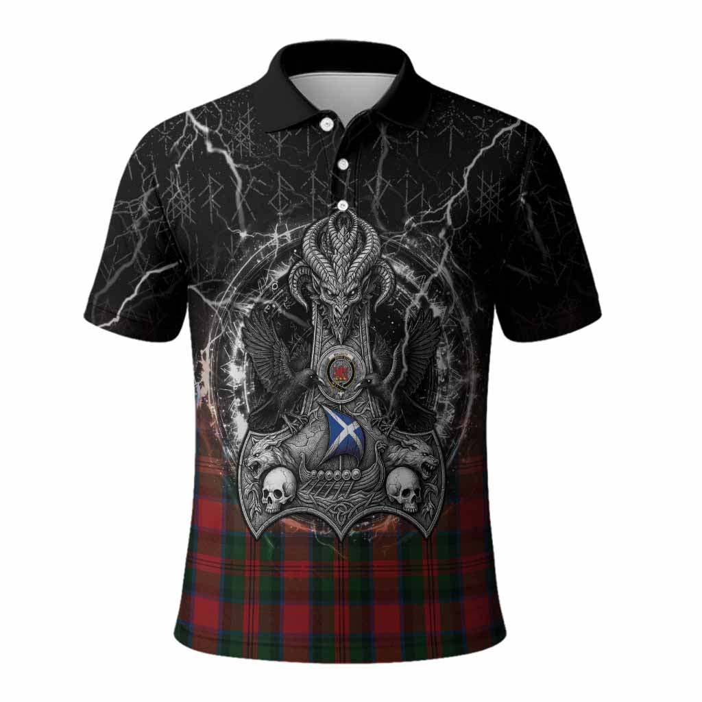 MacDuff (McDuff) Tartan Crest Polo Shirt Celtic Odin's Raven Legacy