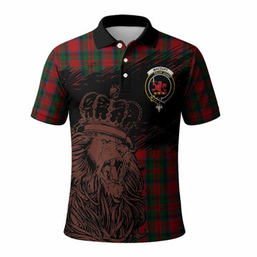 MacDuff (McDuff) Tartan Crest Polo Shirt Crowned Lion Heritage Style