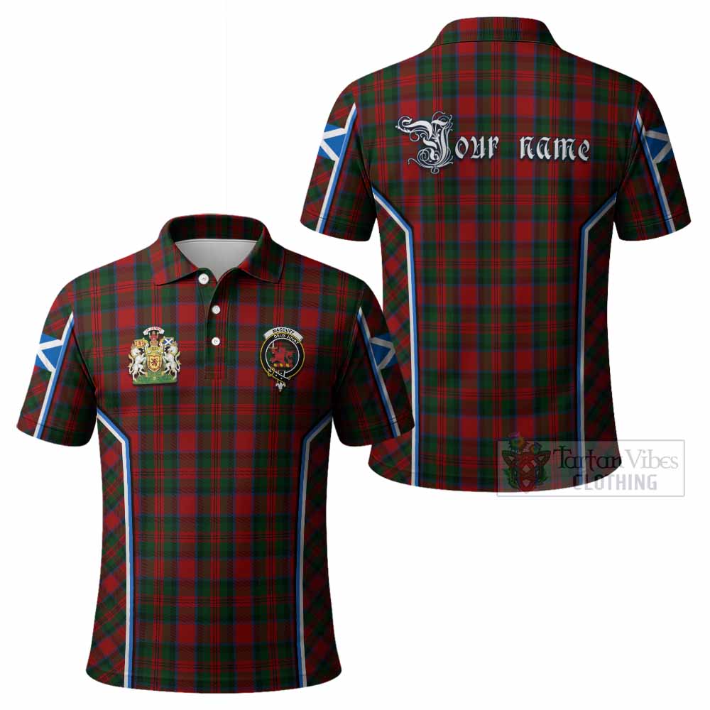 MacDuff (McDuff) Tartan Crest Polo Shirt Scotland Coat of Arm Flag Style - Tartan Vibes Clothing