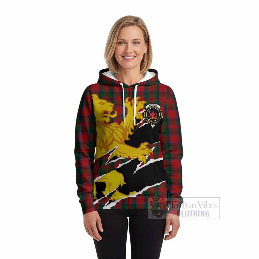 MacDuff (McDuff) Tartan Crest Scottish Hoodie Heraldic Golden Lion
