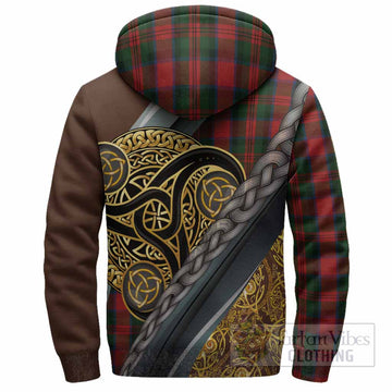 MacDuff (McDuff) Tartan Crest Sherpa Hoodie Scottish Triskele Celtic