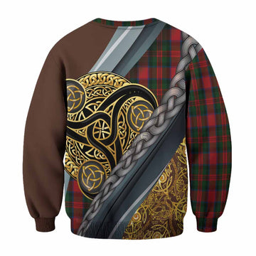 MacDuff (McDuff) Tartan Crest Sweatshirt Scottish Triskele Celtic