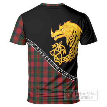 MacDuff (McDuff) Tartan Crest T-Shirt Legendary Dragon Knot Half Style