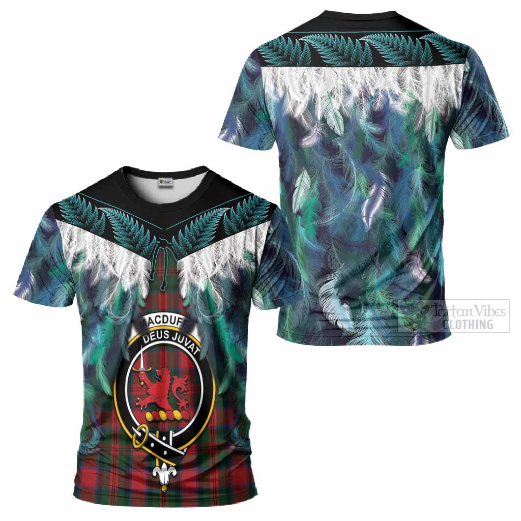 MacDuff (McDuff) Tartan Crest T-Shirt New Zealand Maori Korowai Cloak