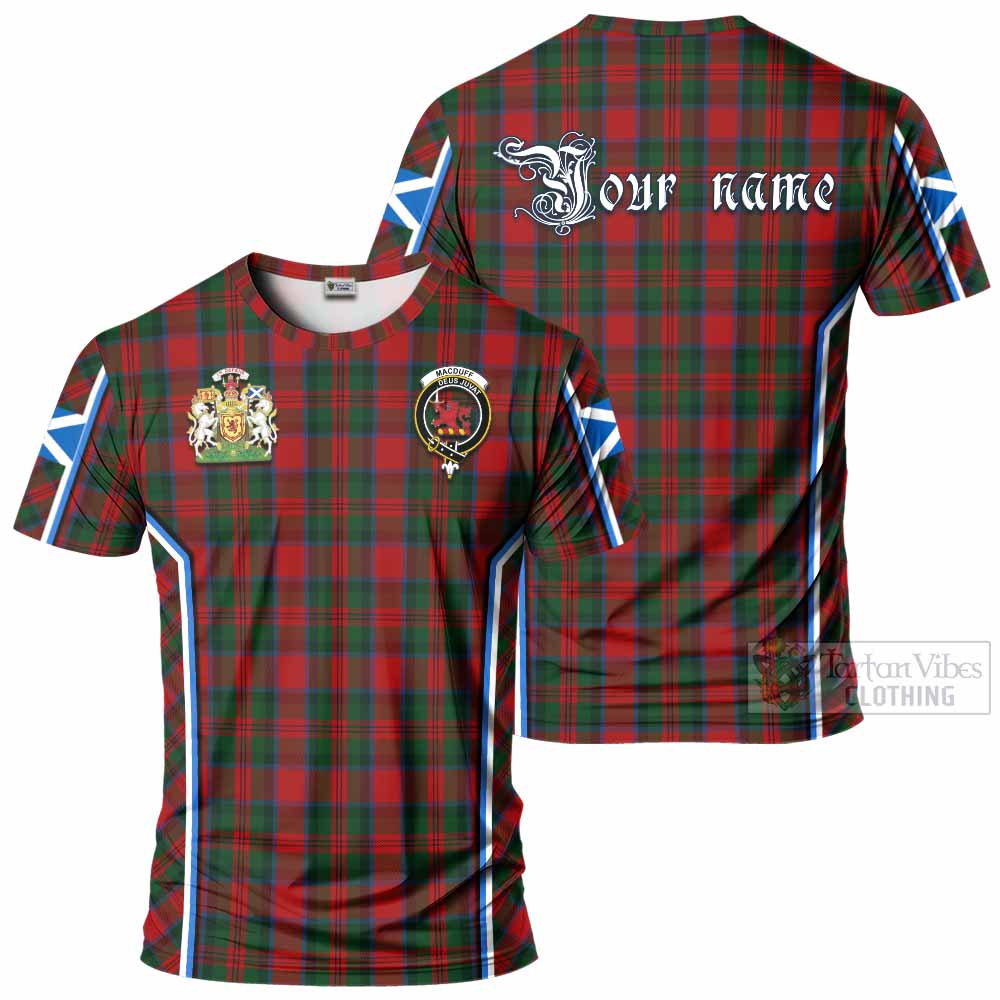 MacDuff (McDuff) Tartan Crest T-shirt Scotland Coat of Arm Flag Style - Tartan Vibes Clothing
