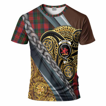 MacDuff (McDuff) Tartan Crest T-Shirt Scottish Triskele Celtic