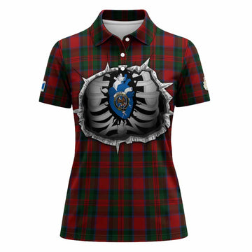 MacDuff (McDuff) Tartan Crest Women Polo Shirt Scotland In My Veins