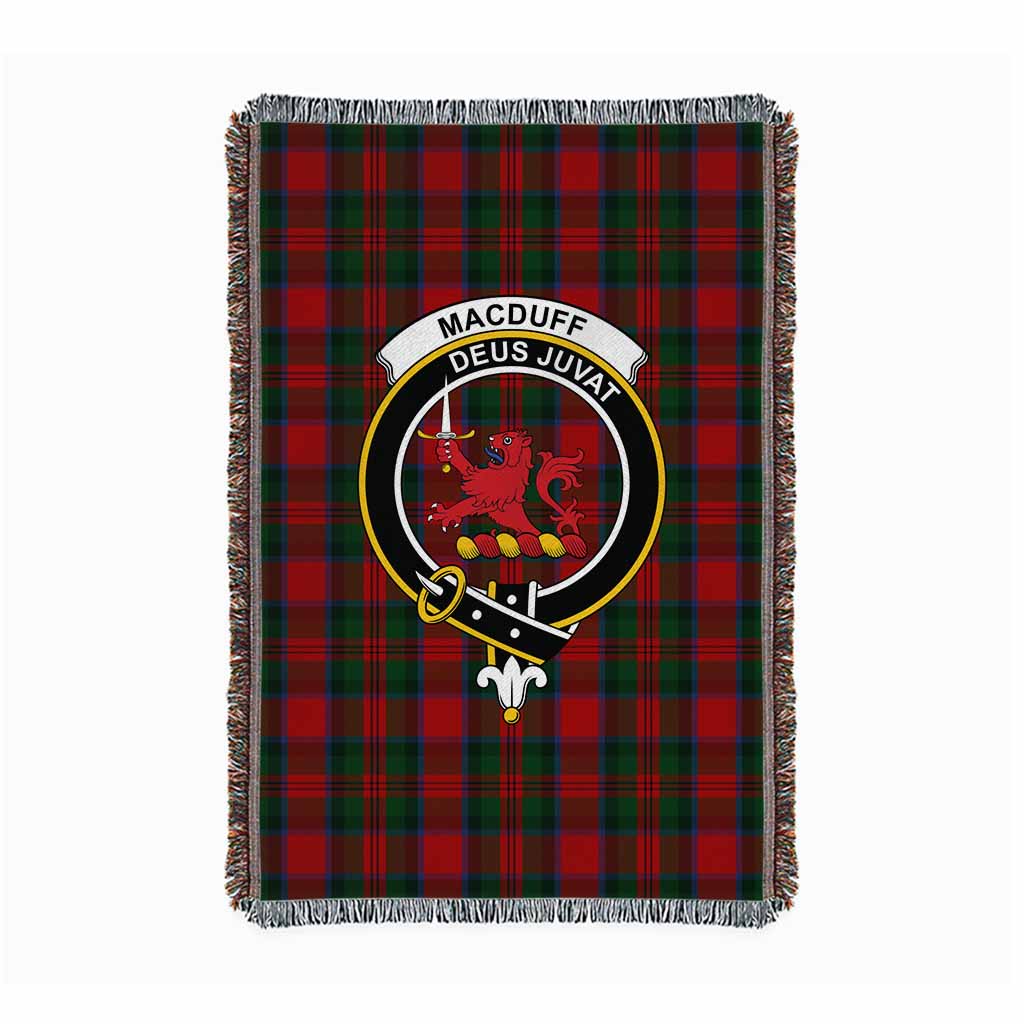 MacDuff (McDuff) Tartan Crest Woven Blanket S 43 x 67 inches 110 x 170cm - Tartan Vibes Clothing