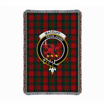 MacDuff (McDuff) Tartan Crest Woven Blanket S 43 x 67 inches 110 x 170cm - Tartan Vibes Clothing