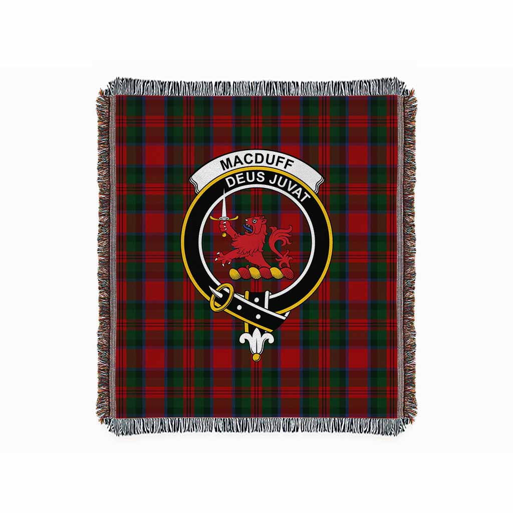 MacDuff (McDuff) Tartan Crest Woven Blanket M 51 x 60 inches 130 x 150cm - Tartan Vibes Clothing