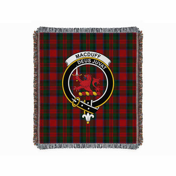 MacDuff (McDuff) Tartan Crest Woven Blanket M 51 x 60 inches 130 x 150cm - Tartan Vibes Clothing
