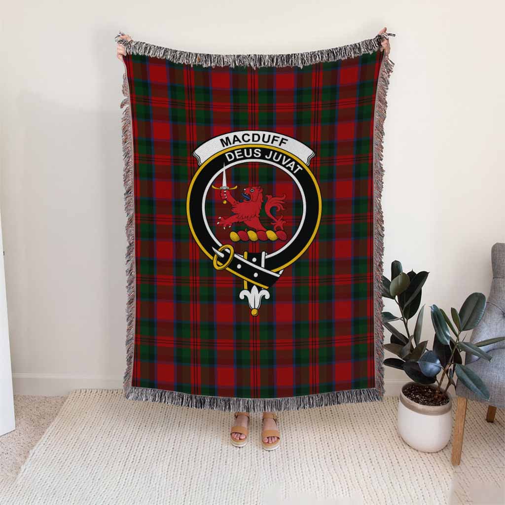 MacDuff (McDuff) Tartan Crest Woven Blanket - Tartan Vibes Clothing