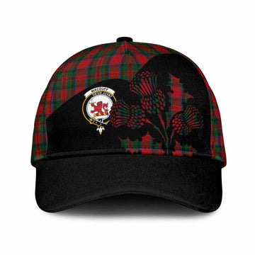 MacDuff (McDuff) Tartan Family Crest Classic Cap Scotland Thistle Floral Flag Style