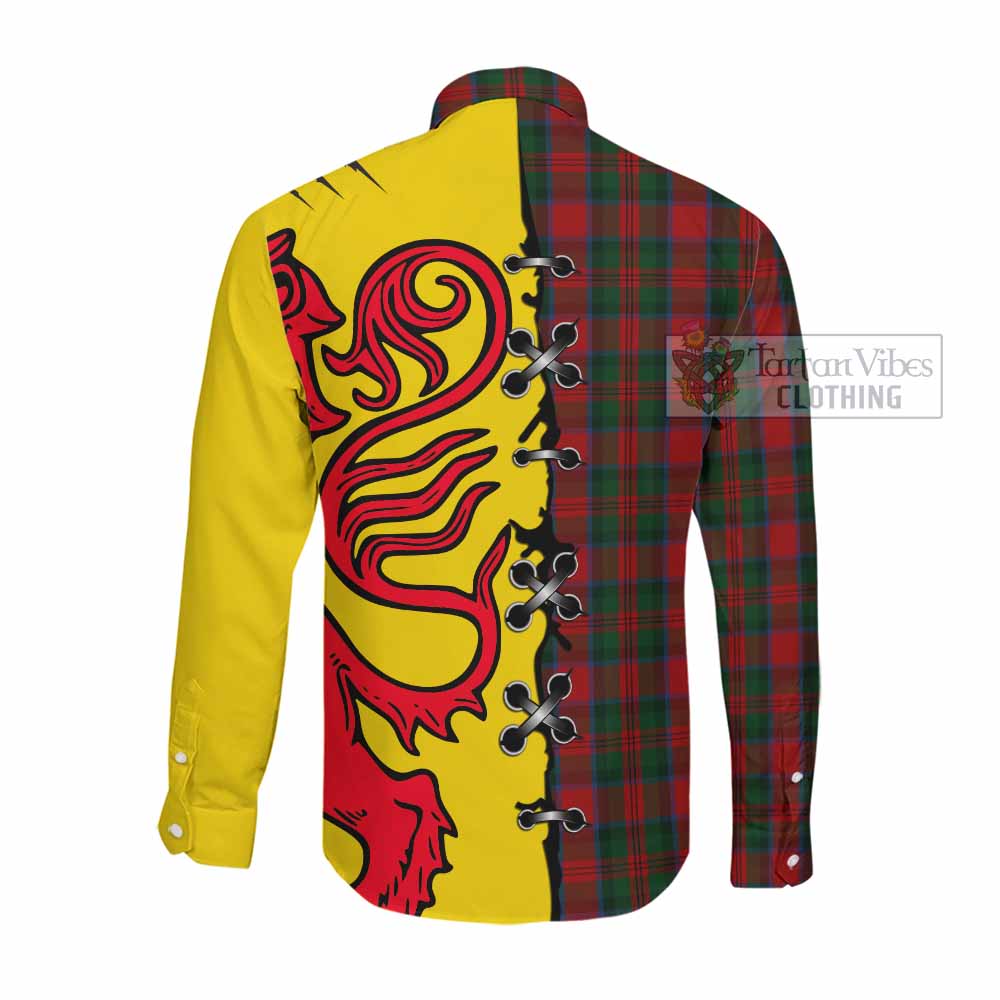 MacDuff (McDuff) Tartan Family Crest Long Sleeve Button Shirts Lion Rampant Honor - Tartan Vibes Clothing