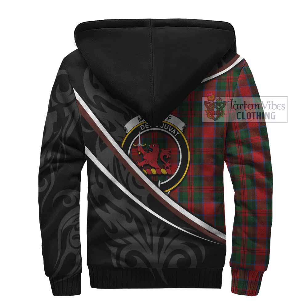MacDuff (McDuff) Tartan Family Crest Sherpa Hoodie Celtic Scottish Thistle Floral - Tartan Vibes Clothing