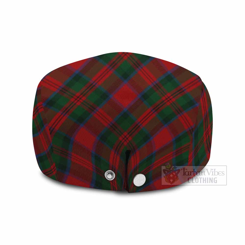 MacDuff (McDuff) Tartan Flat Cap, Jeff Cap Cross Style with Family Crest - Tartan Vibes Clothing