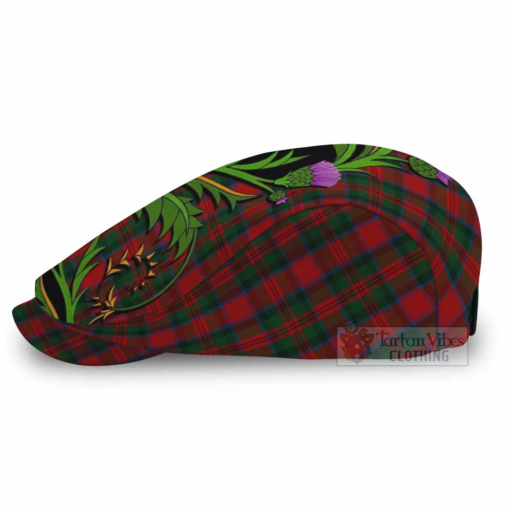 MacDuff (McDuff) Tartan Flat Cap, Jeff Cap Scottish Thistle Pride Heritage Art - Tartan Vibes Clothing