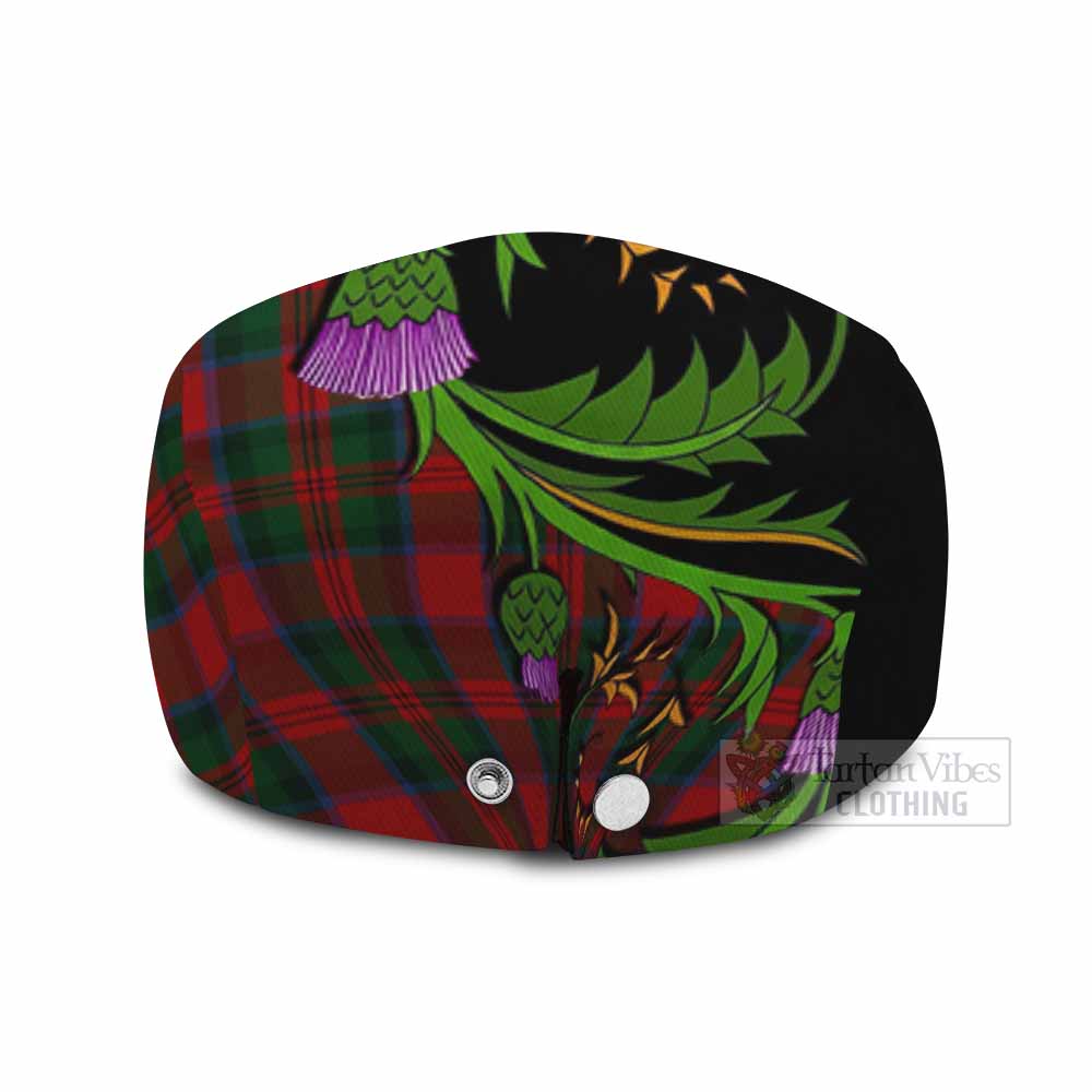 MacDuff (McDuff) Tartan Flat Cap, Jeff Cap Scottish Thistle Pride Heritage Art - Tartan Vibes Clothing