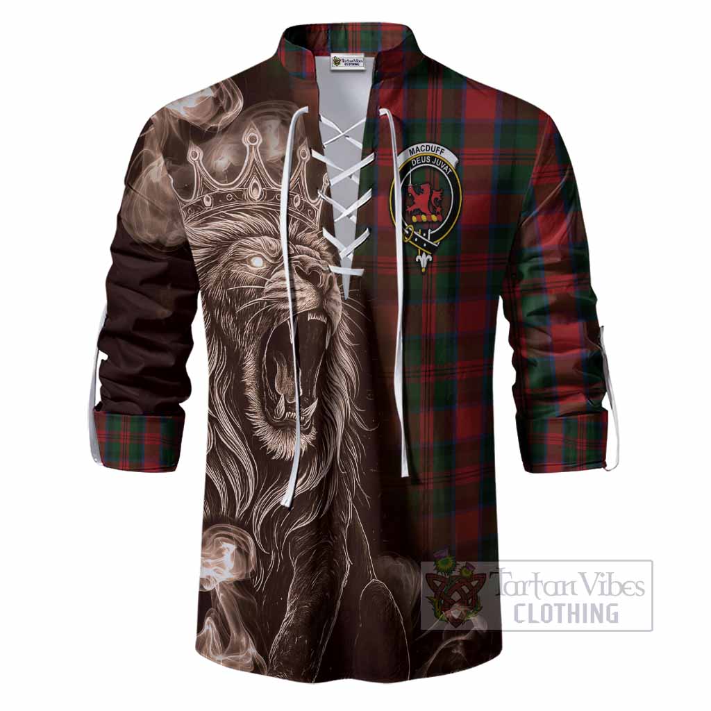 MacDuff (McDuff) Tartan Ghillie Shirt Roaring Lion Heritage